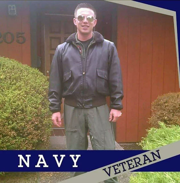 James Douvia Navy Veteran photograph
